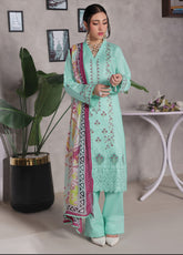 Jasmine By Soghat Creation Chikankari Cotton 3 Piece Unstitched Suit SC25JV3 D-07