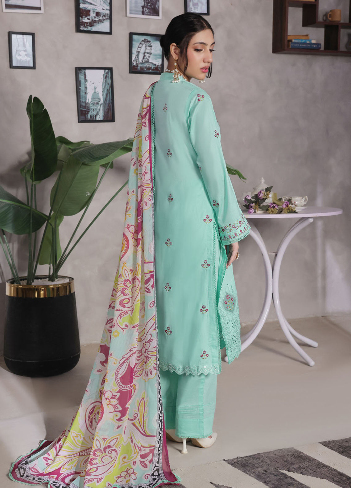 Jasmine By Soghat Creation Chikankari Cotton 3 Piece Unstitched Suit SC25JV3 D-07 Jasmine By Soghat Creation Chikankari Cotton 3 Piece Unstitched Suit SC25JV3 D-07