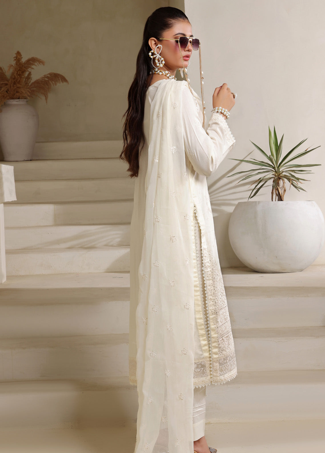 Jasmine By Soghat Creation Embroidered Lawn 3 Piece Stitched Suit SC25JV2 ECL-02 Jasmine By Soghat Creation Embroidered Lawn 3 Piece Stitched Suit SC25JV2 ECL-02