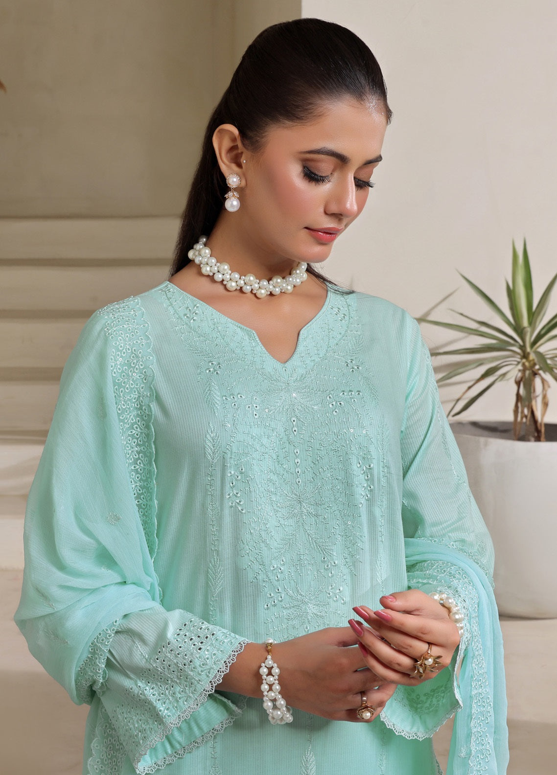 Jasmine By Soghat Creation Embroidered Lawn 3 Piece Stitched Suit SC25JV2 ECL-03 Jasmine By Soghat Creation Embroidered Lawn 3 Piece Stitched Suit SC25JV2 ECL-03