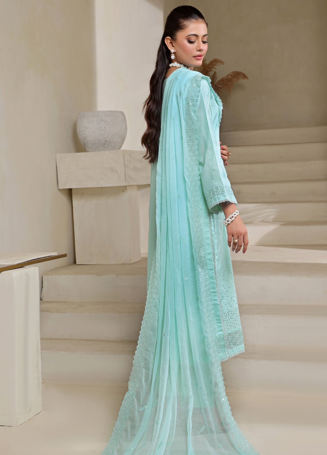 Jasmine By Soghat Creation Embroidered Lawn 3 Piece Stitched Suit SC25JV2 ECL-03 Jasmine By Soghat Creation Embroidered Lawn 3 Piece Stitched Suit SC25JV2 ECL-03