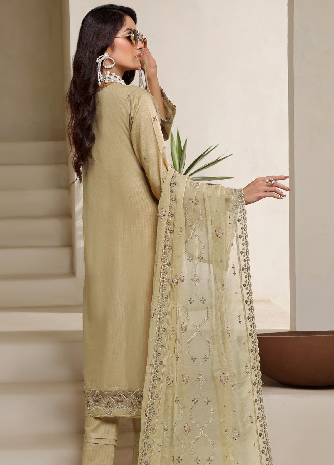 Jasmine By Soghat Creation Embroidered Lawn 3 Piece Stitched Suit SC25JV2 ECL-05 Jasmine By Soghat Creation Embroidered Lawn 3 Piece Stitched Suit SC25JV2 ECL-05