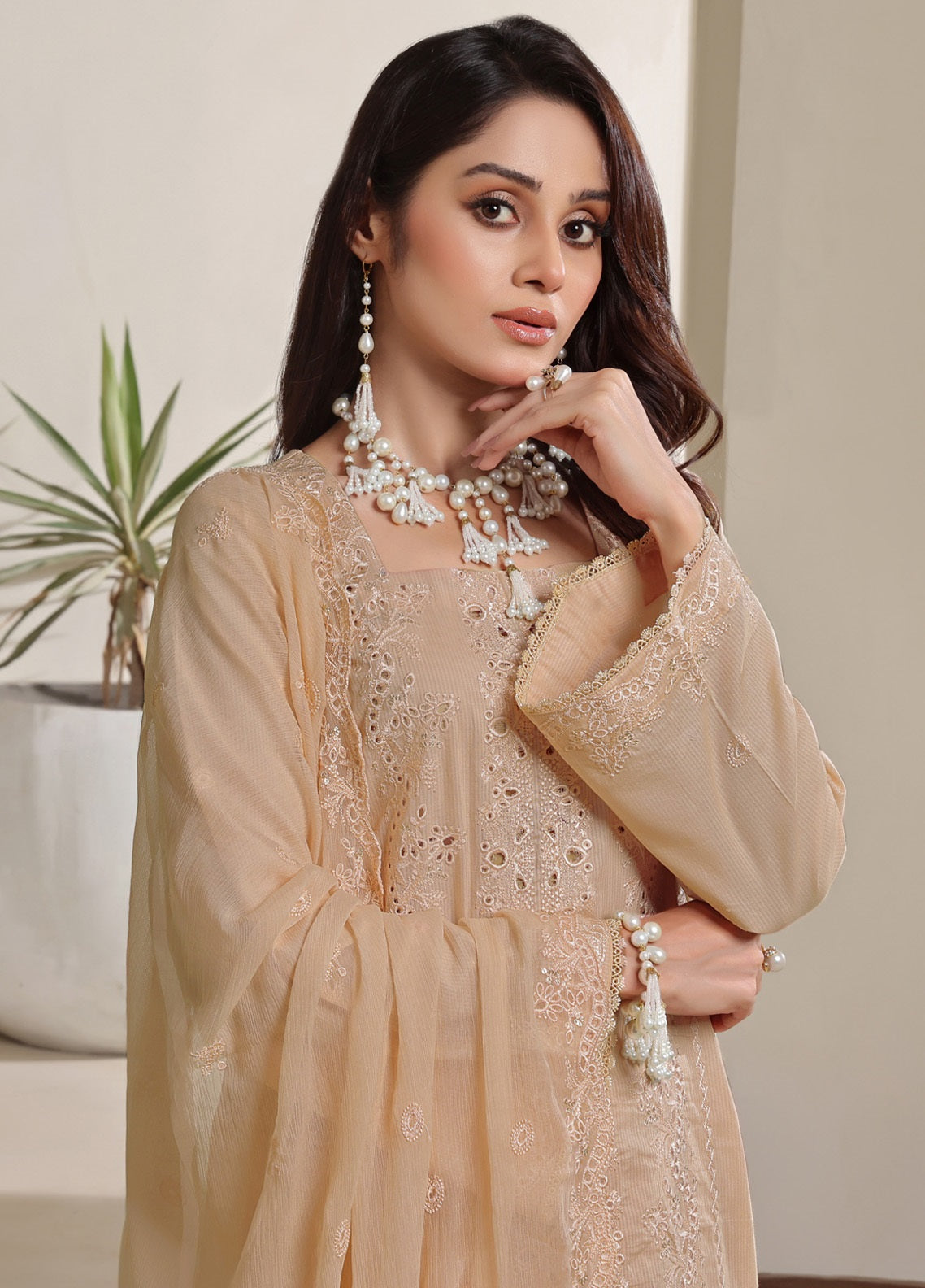 Jasmine By Soghat Creation Embroidered Lawn 3 Piece Stitched Suit SC25JV2 ECL-06 Jasmine By Soghat Creation Embroidered Lawn 3 Piece Stitched Suit SC25JV2 ECL-06