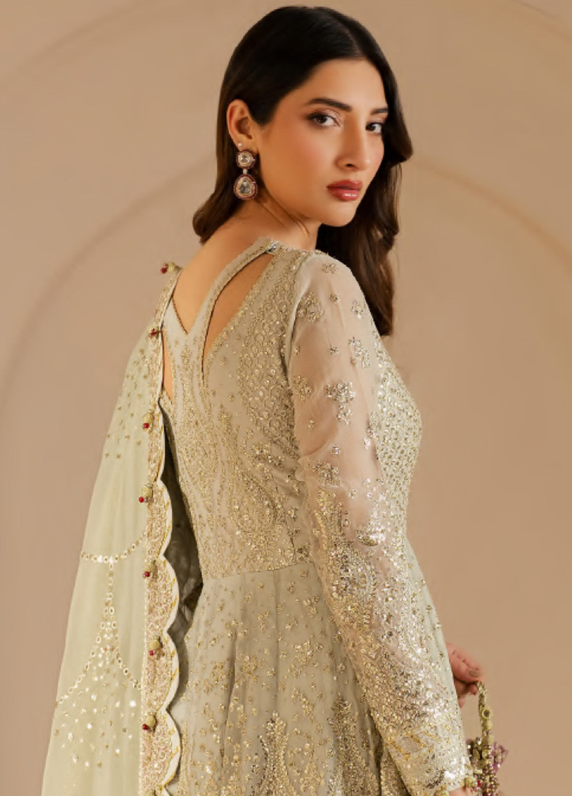Jazmin Embroidered Chiffon 3 Piece Unstitched Suit JZ25WF D-WF-01 Jazmin Embroidered Chiffon 3 Piece Unstitched Suit JZ25WF D-WF-01