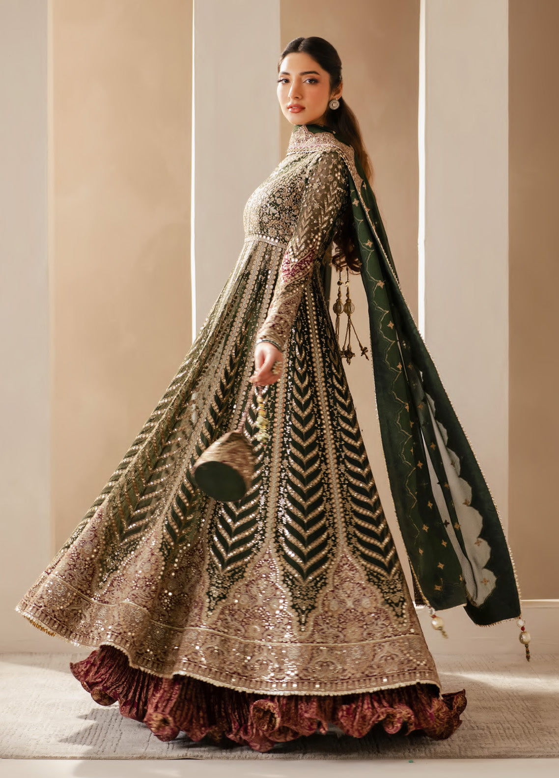 Jazmin Embroidered Chiffon 3 Piece Unstitched Suit JZ25WF D-WF-02 Jazmin Embroidered Chiffon 3 Piece Unstitched Suit JZ25WF D-WF-02