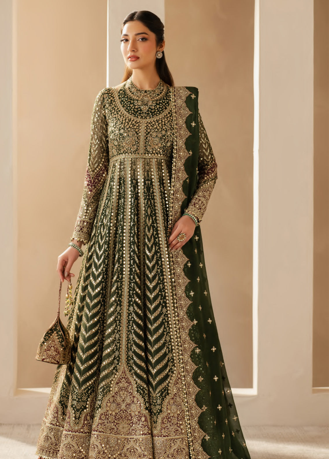 Jazmin Embroidered Chiffon 3 Piece Unstitched Suit JZ25WF D-WF-02 Jazmin Embroidered Chiffon 3 Piece Unstitched Suit JZ25WF D-WF-02