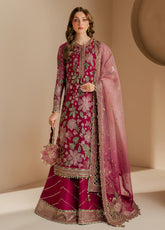 Jazmin Embroidered Chiffon 3 Piece Unstitched Suit JZ25WF D-WF-03
