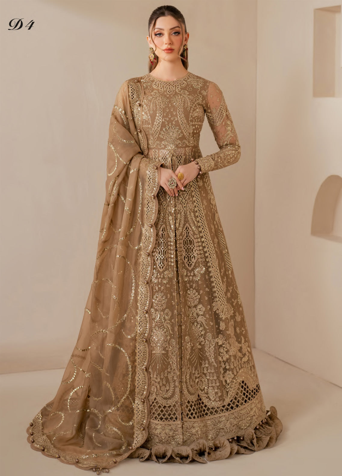 Jazmin Embroidered Chiffon 3 Piece Unstitched Suit JZ25WF D-WF-04 Jazmin Embroidered Chiffon 3 Piece Unstitched Suit JZ25WF D-WF-04