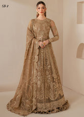 Jazmin Embroidered Chiffon 3 Piece Unstitched Suit JZ25WF D-WF-04