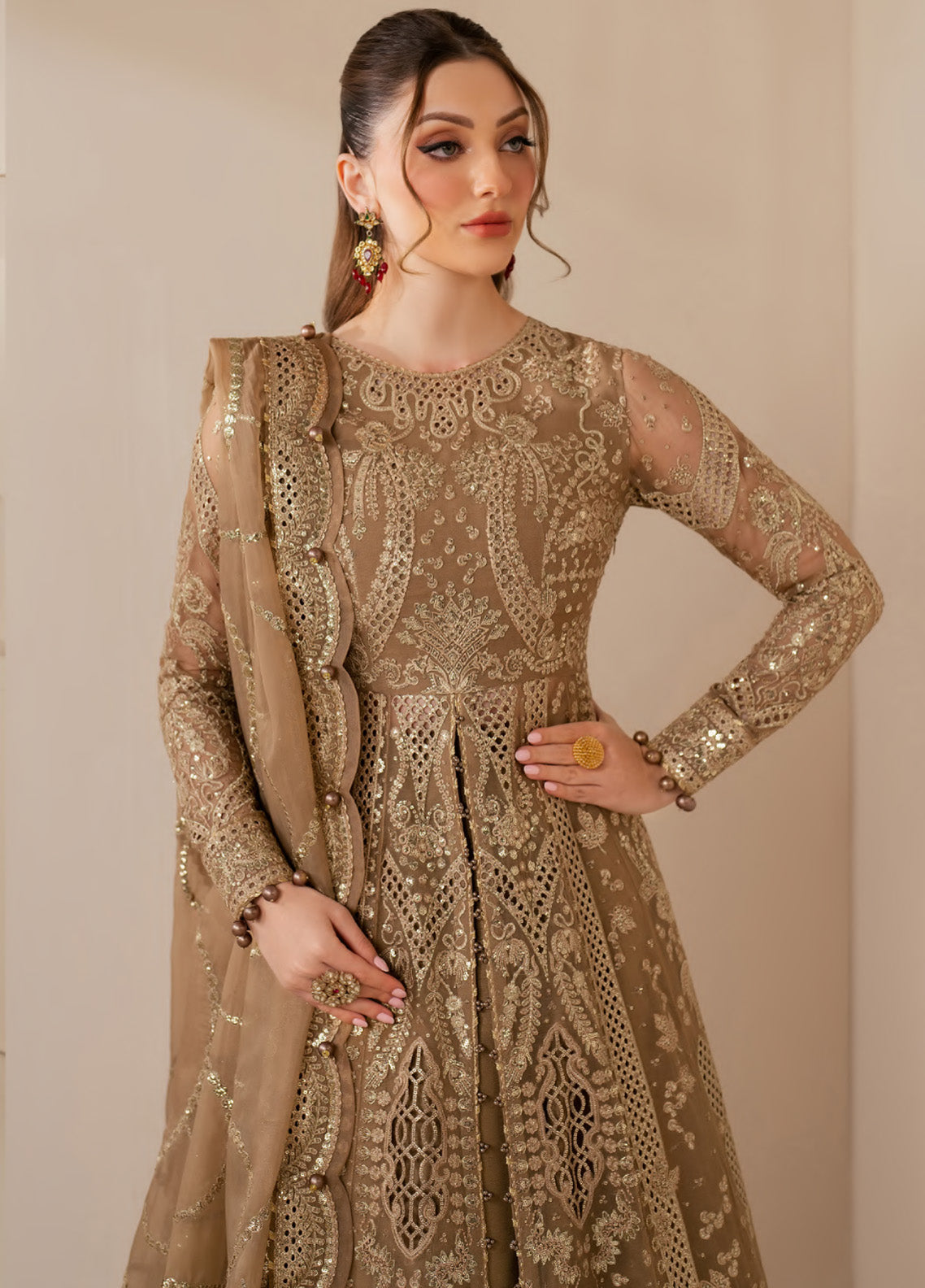 Jazmin Embroidered Chiffon 3 Piece Unstitched Suit JZ25WF D-WF-04 Jazmin Embroidered Chiffon 3 Piece Unstitched Suit JZ25WF D-WF-04