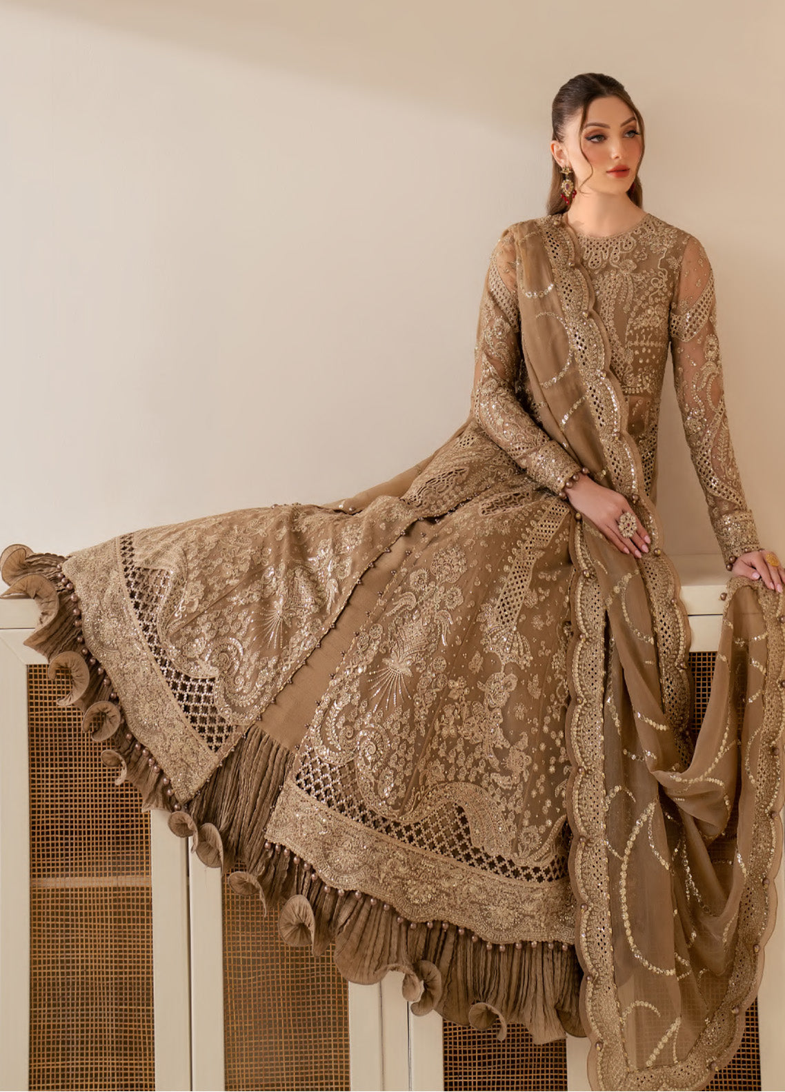 Jazmin Embroidered Chiffon 3 Piece Unstitched Suit JZ25WF D-WF-04 Jazmin Embroidered Chiffon 3 Piece Unstitched Suit JZ25WF D-WF-04