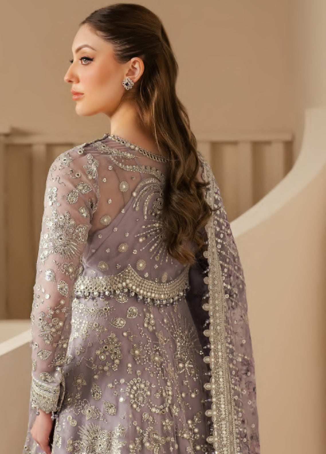 Jazmin Embroidered Chiffon 3 Piece Unstitched Suit JZ25WF D-WF-05 Jazmin Embroidered Chiffon 3 Piece Unstitched Suit JZ25WF D-WF-05