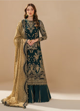 Jazmin Embroidered Chiffon 3 Piece Unstitched Suit JZ25WF D-WF-06