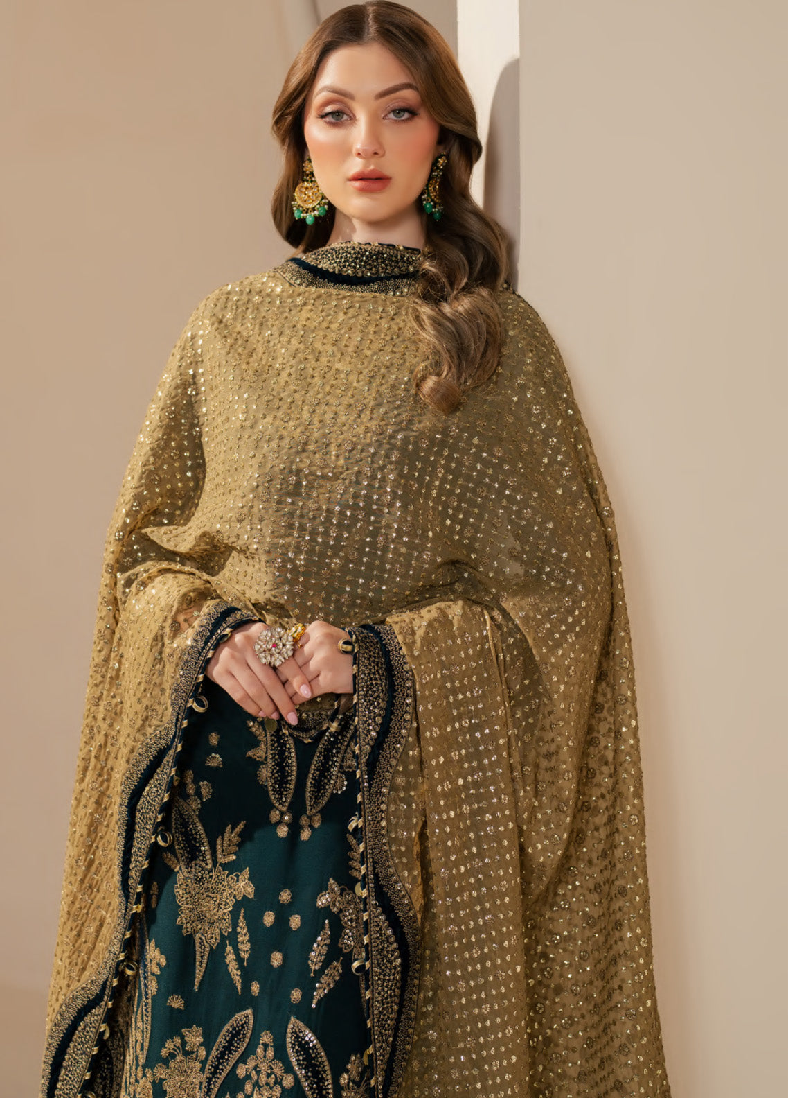 Jazmin Embroidered Chiffon 3 Piece Unstitched Suit JZ25WF D-WF-06 Jazmin Embroidered Chiffon 3 Piece Unstitched Suit JZ25WF D-WF-06