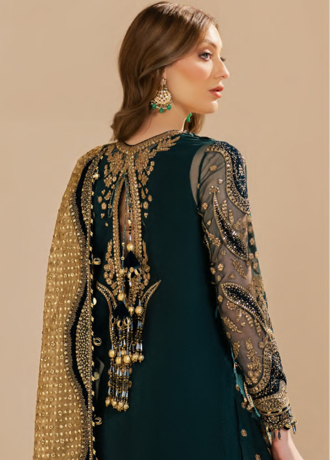Jazmin Embroidered Chiffon 3 Piece Unstitched Suit JZ25WF D-WF-06 Jazmin Embroidered Chiffon 3 Piece Unstitched Suit JZ25WF D-WF-06