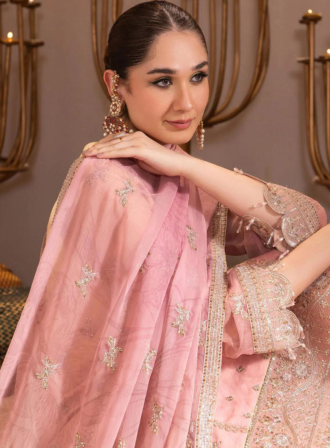 Jhalak By Alizeh Embroidered Chiffon 3 Piece Unstitched Suit AF24JV3 D#03 ZAFIRA Jhalak By Alizeh Embroidered Chiffon 3 Piece Unstitched Suit AF24JV3 D#03 ZAFIRA