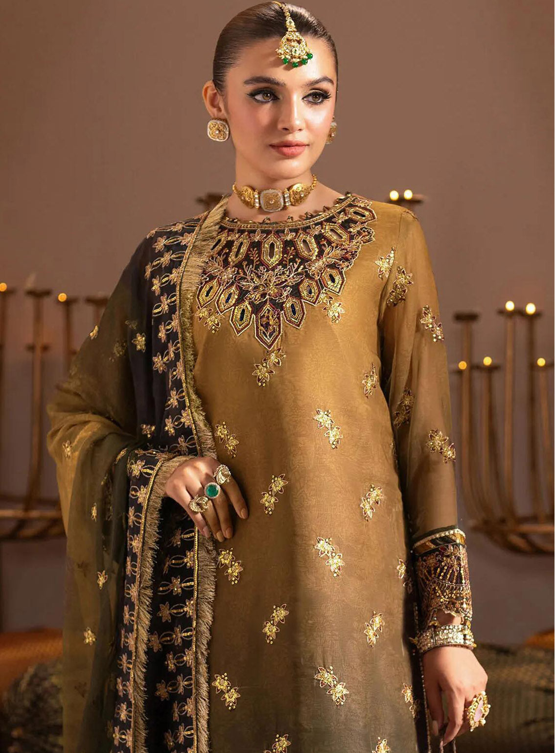 Jhalak By Alizeh Embroidered Chiffon 3 Piece Unstitched Suit AF24JV6 D#06 ZABREEN Jhalak By Alizeh Embroidered Chiffon 3 Piece Unstitched Suit AF24JV6 D#06 ZABREEN