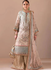 Jhalak By Alizeh Embroidered Chiffon 3 Piece Unstitched Suit AF24JV7 D#07 PAKIZA