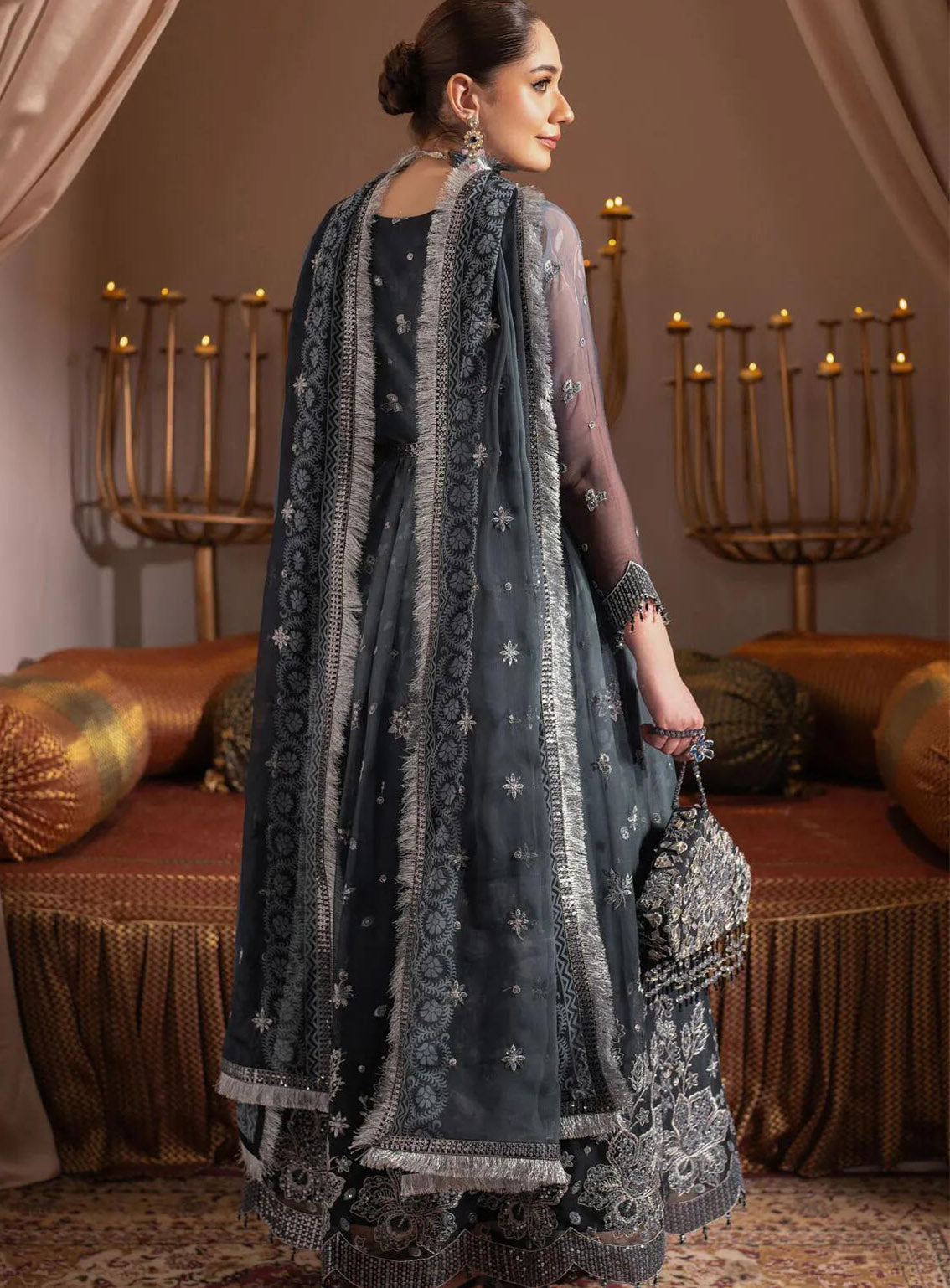 Jhalak By Alizeh Embroidered Chiffon 3 Piece Unstitched Suit AF24JV8 D#08 MASTANI Jhalak By Alizeh Embroidered Chiffon 3 Piece Unstitched Suit AF24JV8 D#08 MASTANI