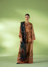 Joolie Prints By Saira Rizwan  Printed Cambric 3 Piece Unstitched Suit SR25JP D-05 GOLDEN HOUR