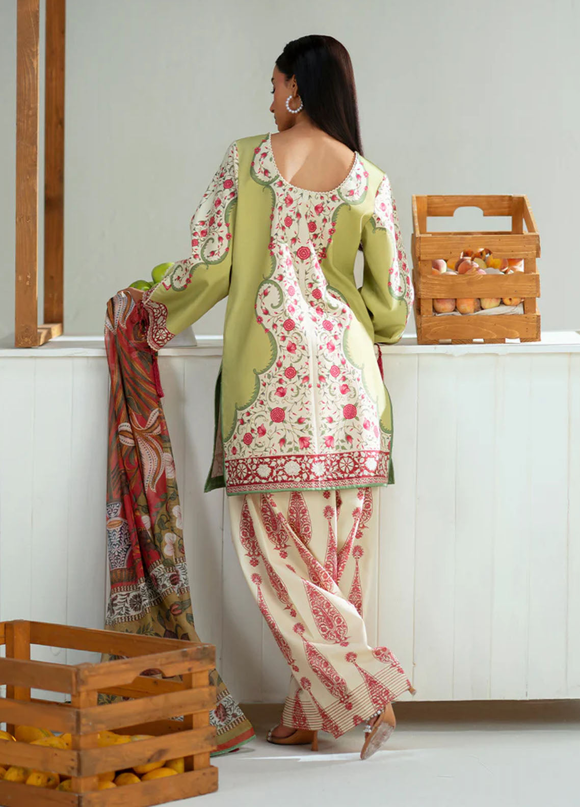 Joolie Prints By Saira Rizwan  Printed Cambric 3 Piece Unstitched Suit SR25JP D-06 URBAN WHISPER Joolie Prints By Saira Rizwan  Printed Cambric 3 Piece Unstitched Suit SR25JP D-06 URBAN WHISPER