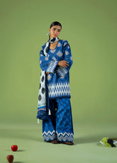 Joolie Prints By Saira Rizwan  Printed Cambric 3 Piece Unstitched Suit SR25JP D-09 CITY BLOOM