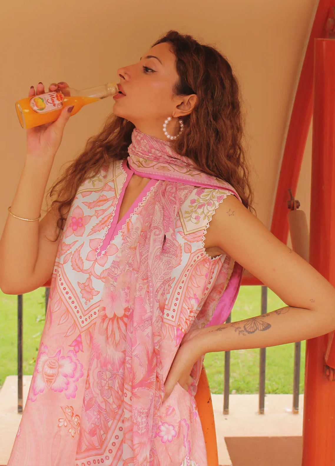 Joolie Prints By Saira Rizwan  Printed Cambric 3 Piece Unstitched Suit SR25JP D-10 BRUNCH BABE Joolie Prints By Saira Rizwan  Printed Cambric 3 Piece Unstitched Suit SR25JP D-10 BRUNCH BABE