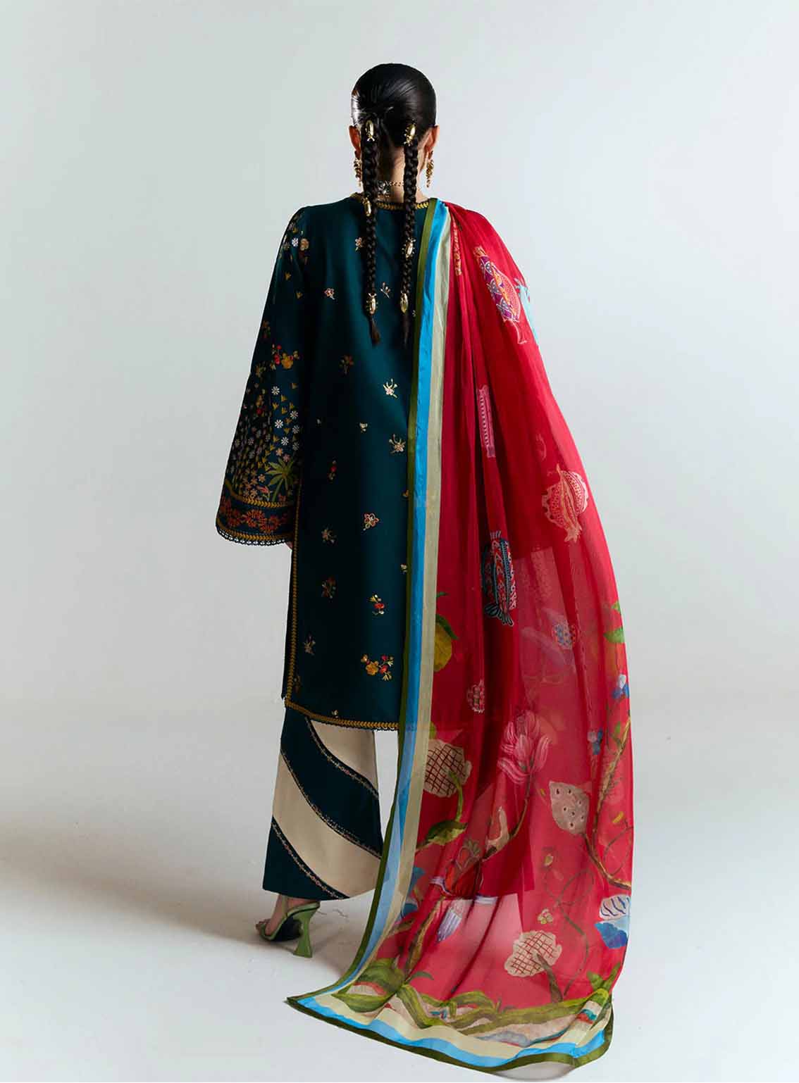 Jugnu Embroidered Lawn 3 Piece Unstitched Suit JL25E2 D-ANARA Jugnu Embroidered Lawn 3 Piece Unstitched Suit JL25E2 D-ANARA