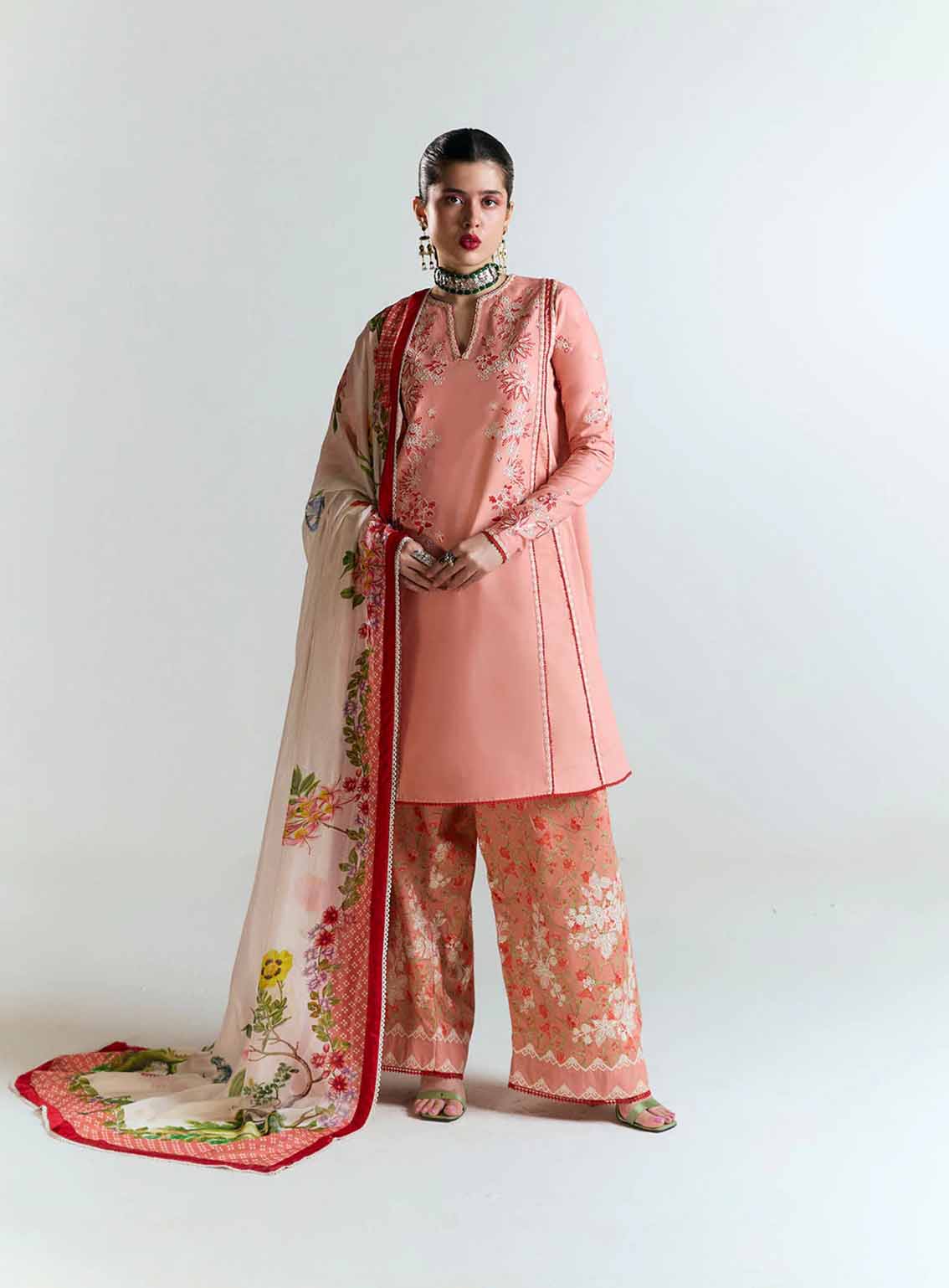 Jugnu Embroidered Lawn 3 Piece Unstitched Suit JL25E2 D-BAHAR Jugnu Embroidered Lawn 3 Piece Unstitched Suit JL25E2 D-BAHAR