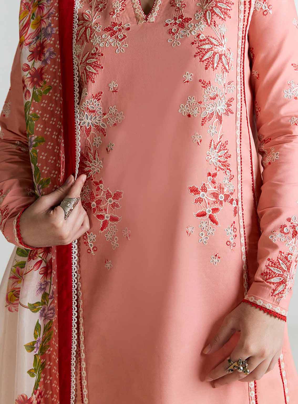 Jugnu Embroidered Lawn 3 Piece Unstitched Suit JL25E2 D-BAHAR Jugnu Embroidered Lawn 3 Piece Unstitched Suit JL25E2 D-BAHAR