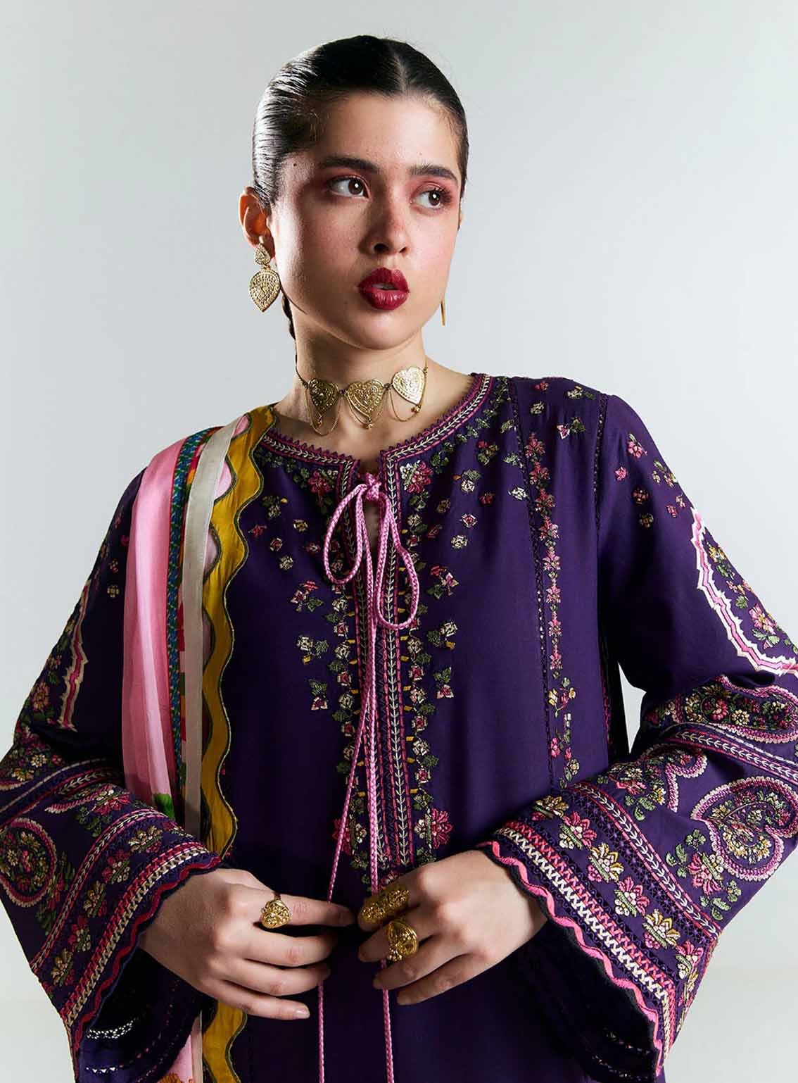 Jugnu Embroidered Lawn 3 Piece Unstitched Suit JL25E2 D-SAGAR Jugnu Embroidered Lawn 3 Piece Unstitched Suit JL25E2 D-SAGAR