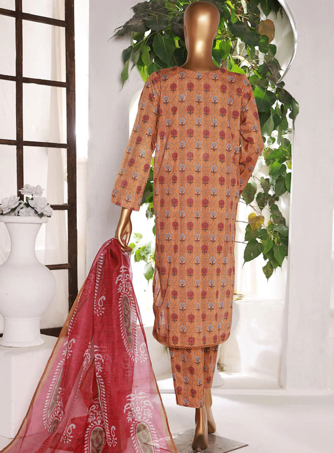 Kaavish By HZ Textile Printed Co-Ords Lawn Stitched Suit - HZ24KPL D-401 Kaavish By HZ Textile Printed Co-Ords Lawn Stitched Suit - HZ24KPL D-401