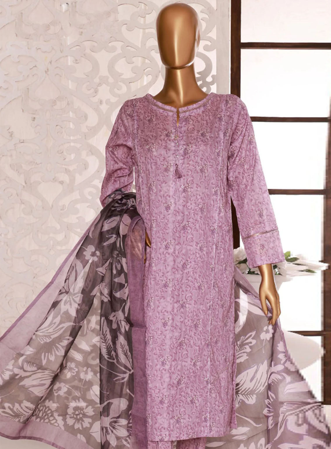 Kaavish By HZ Textile Printed Co-Ords Lawn Stitched Suit - HZ24KPL D-403 Kaavish By HZ Textile Printed Co-Ords Lawn Stitched Suit - HZ24KPL D-403