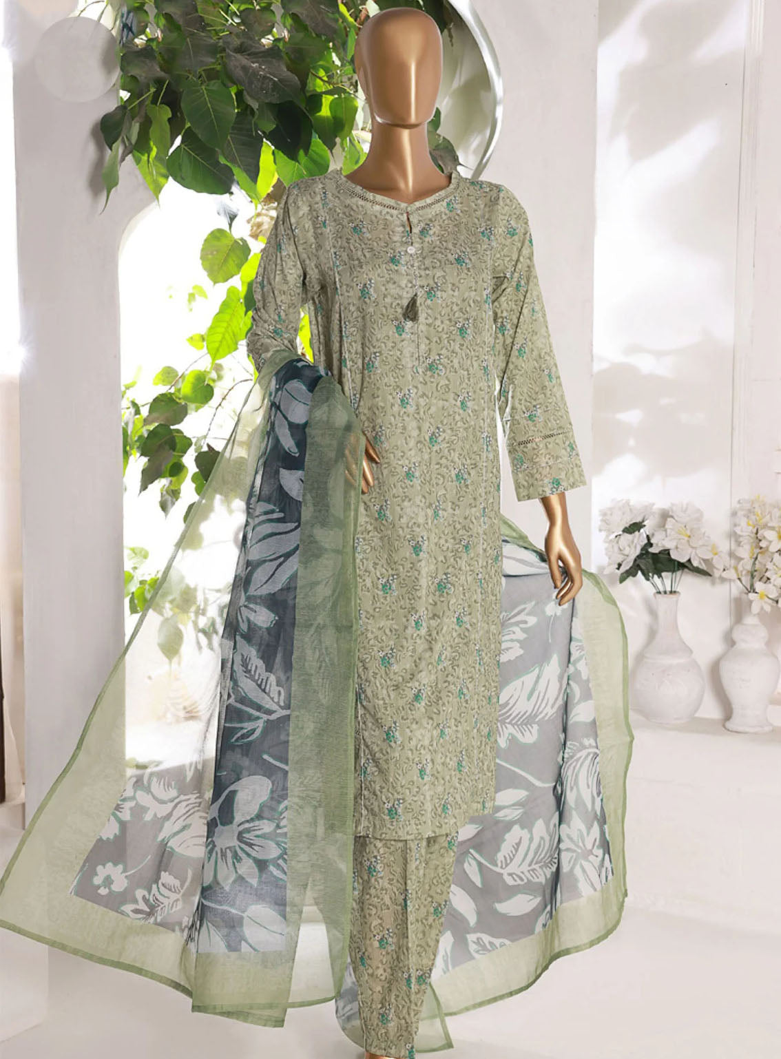 Kaavish By HZ Textile Printed Co-Ords Lawn Stitched Suit - HZ24KPL D-404 Kaavish By HZ Textile Printed Co-Ords Lawn Stitched Suit - HZ24KPL D-404