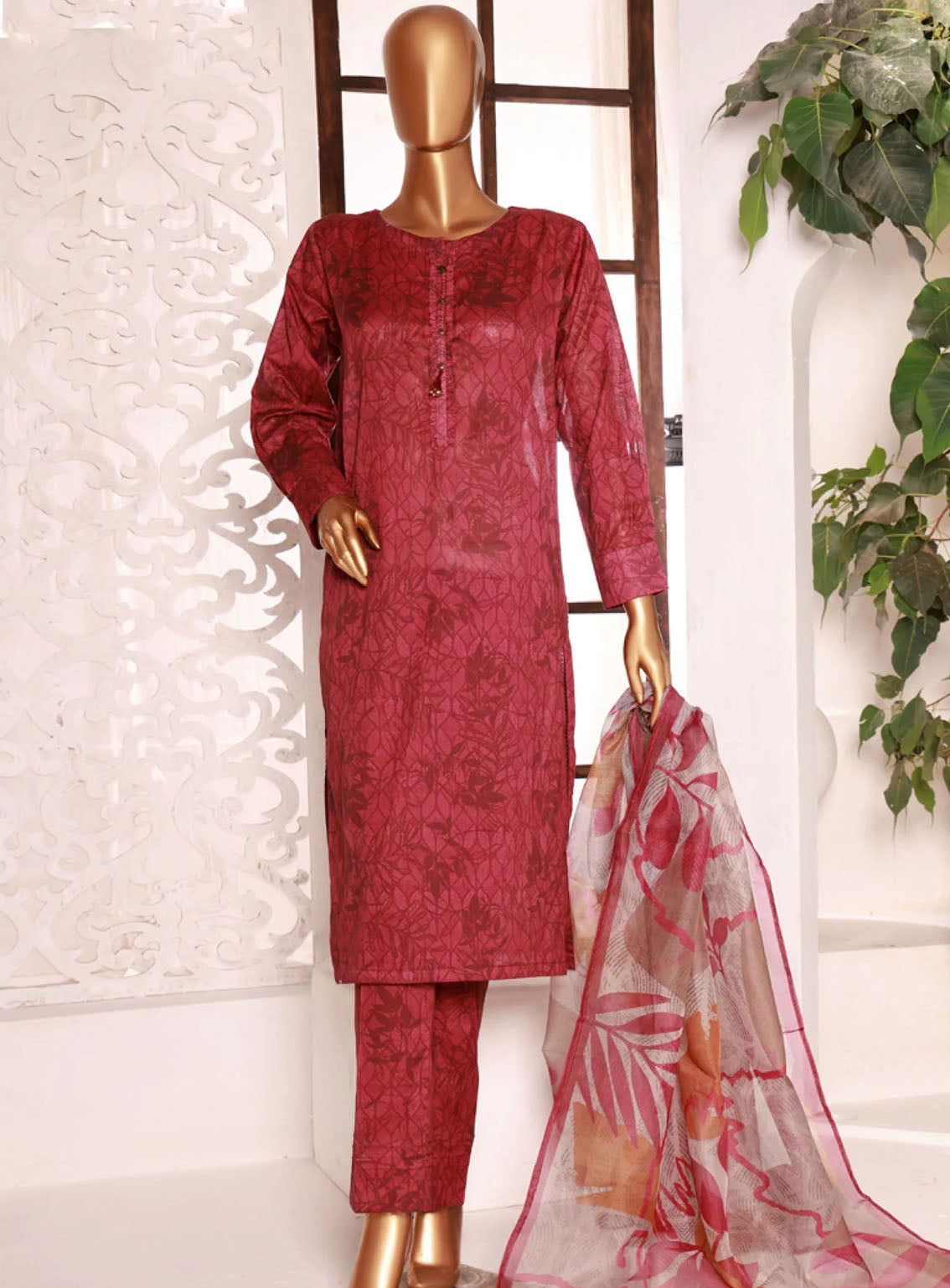 Kaavish By HZ Textile Printed Co-Ords Lawn Stitched Suit - HZ24KPL D-406 Kaavish By HZ Textile Printed Co-Ords Lawn Stitched Suit - HZ24KPL D-406
