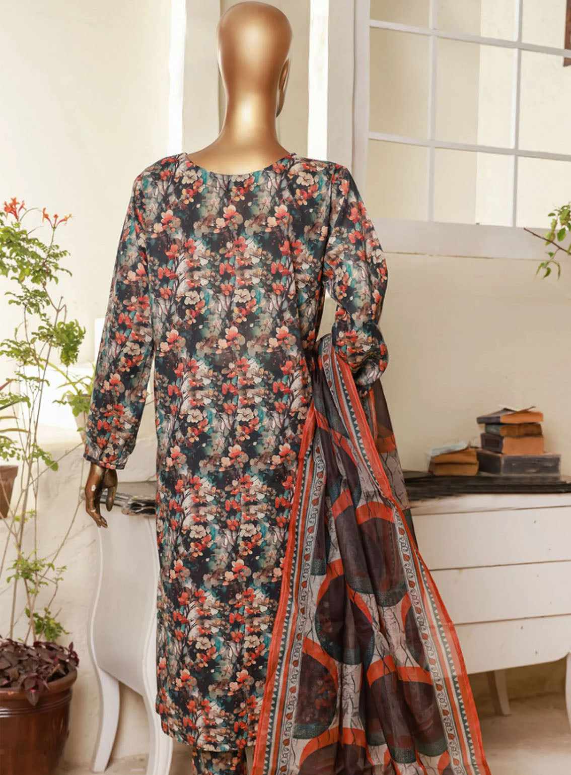 Kaavish By HZ Textile Printed Co-Ords Lawn Stitched Suit - HZ24KPL D-408 Kaavish By HZ Textile Printed Co-Ords Lawn Stitched Suit - HZ24KPL D-408