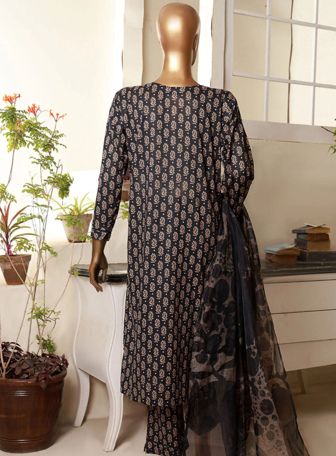 Kaavish By HZ Textile Printed Co-Ords Lawn Stitched Suit - HZ24KPL D-409 Kaavish By HZ Textile Printed Co-Ords Lawn Stitched Suit - HZ24KPL D-409