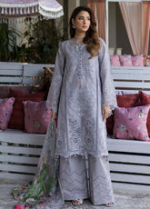 Kahf Luxury Embroidered Lawn 3 Piece Unstitched Suit KHF25LL KLR-04 LILIA