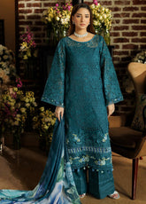 Kahf Luxury Embroidered Lawn 3 Piece Unstitched Suit KHF25LL KLR-06 WHIMSY
