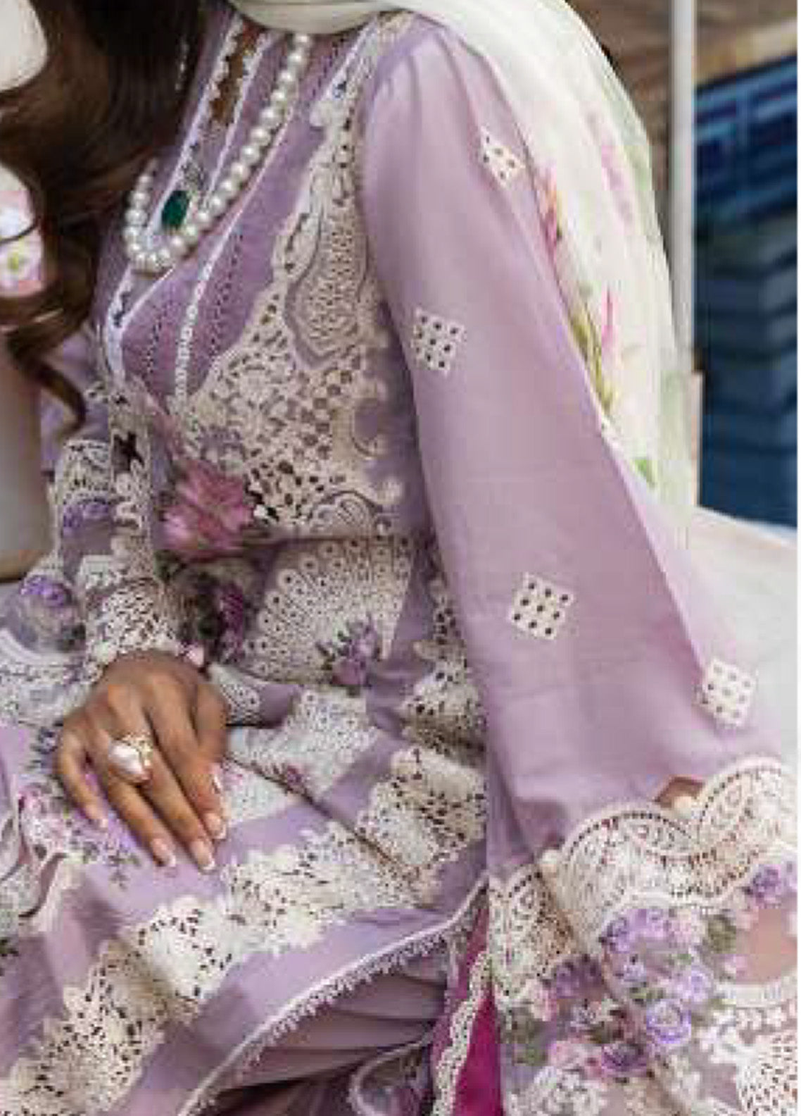 Kahf Luxury Embroidered Lawn 3 Piece Unstitched Suit KHF25LL KLR-11 BLOOM Kahf Luxury Embroidered Lawn 3 Piece Unstitched Suit KHF25LL KLR-11 BLOOM