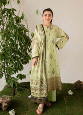Kaira By Rashid Textile Embroidered Lawn Dupatta 3 Piece Unstitched Suit RT24KEL D-8691