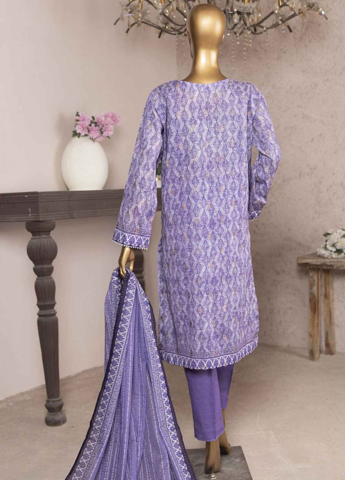 Kalamkari By HZ Textile Embroidered Jacquard 3 Piece Unstitched Suit HZ24K KJE-05 Kalamkari By HZ Textile Embroidered Jacquard 3 Piece Unstitched Suit HZ24K KJE-05