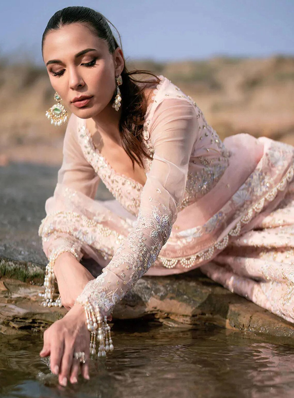 Kamari By Emaan Adeel Embroidered Organza 3 Piece Unstitched Suit EA24KR AMOUR Kamari By Emaan Adeel Embroidered Organza 3 Piece Unstitched Suit EA24KR AMOUR