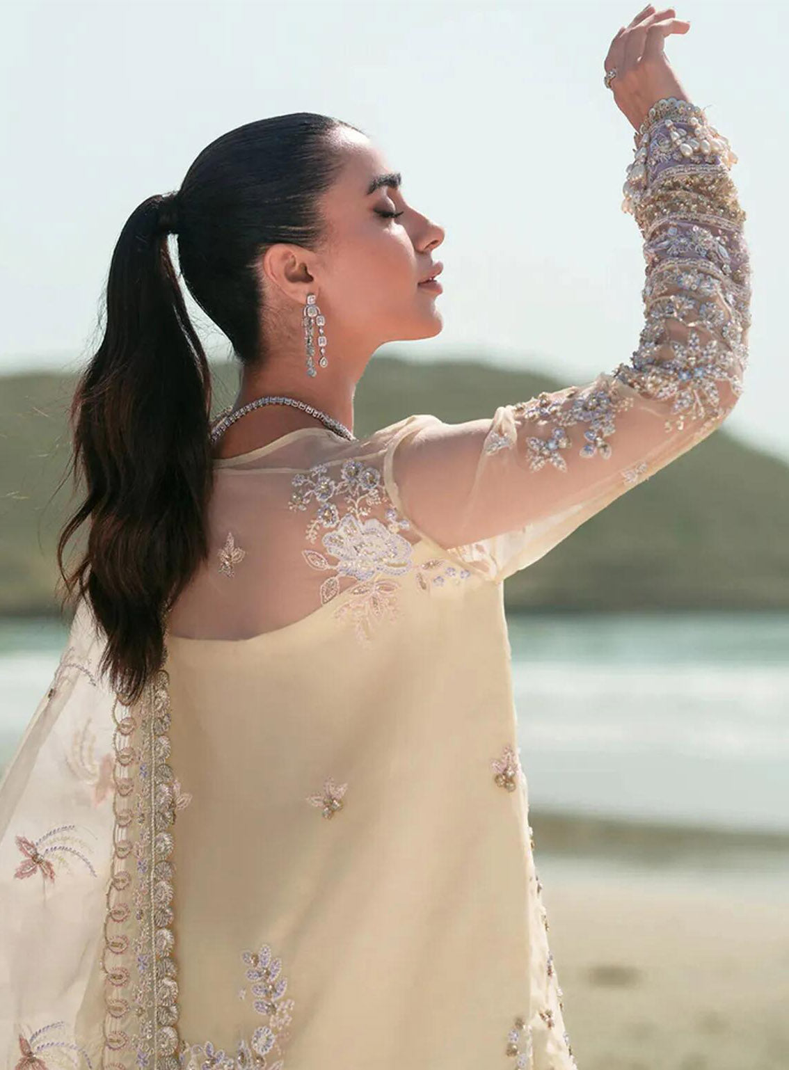 Kamari By Emaan Adeel Embroidered Organza 3 Piece Unstitched Suit EA24KR ELLIE Kamari By Emaan Adeel Embroidered Organza 3 Piece Unstitched Suit EA24KR ELLIE