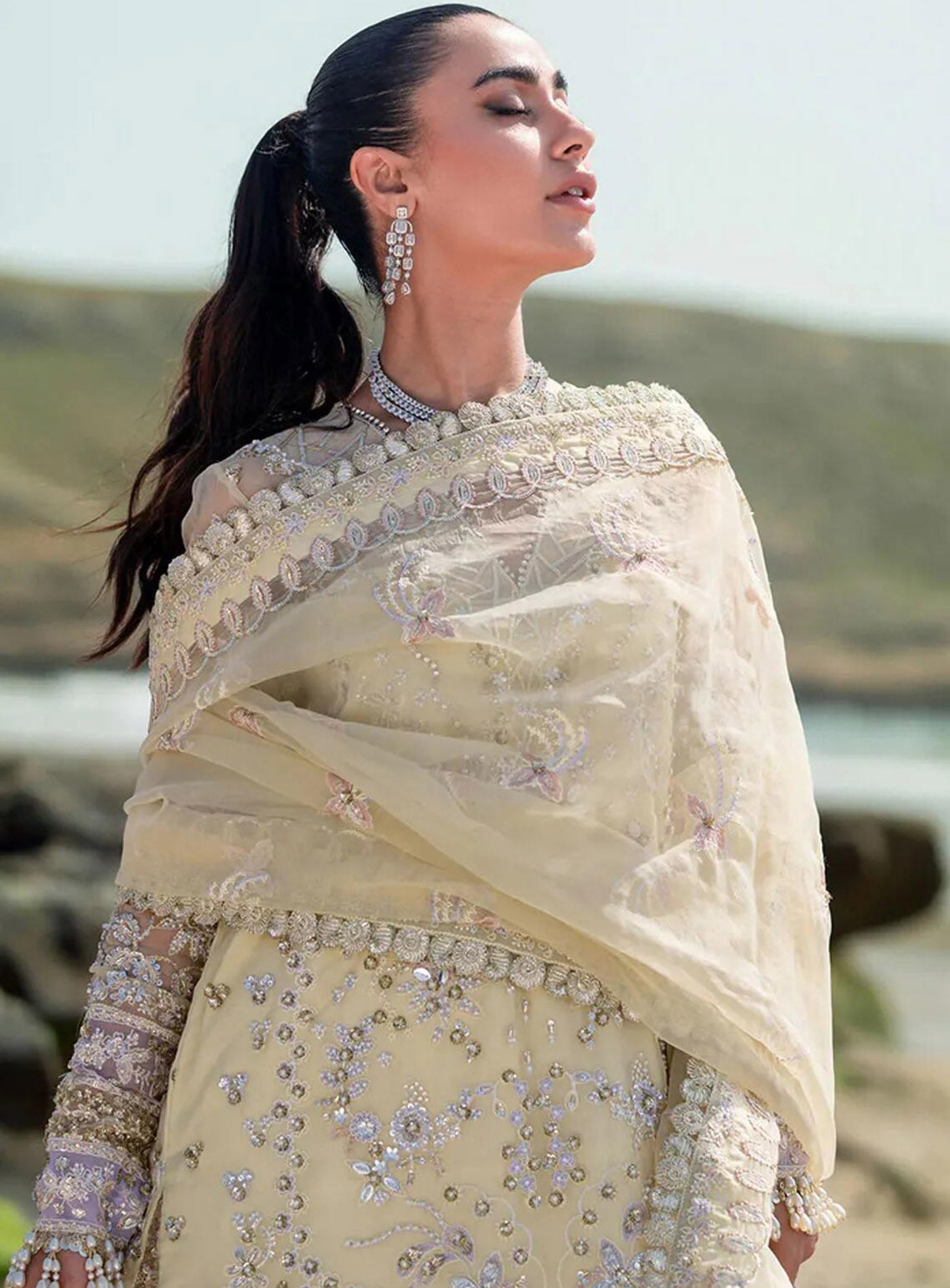 Kamari By Emaan Adeel Embroidered Organza 3 Piece Unstitched Suit EA24KR ELLIE Kamari By Emaan Adeel Embroidered Organza 3 Piece Unstitched Suit EA24KR ELLIE
