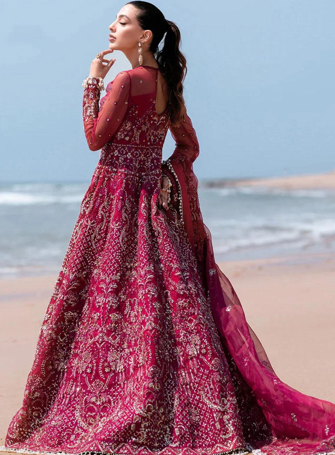 Kamari By Emaan Adeel Embroidered Organza 3 Piece Unstitched Suit EA24KR FLORA Kamari By Emaan Adeel Embroidered Organza 3 Piece Unstitched Suit EA24KR FLORA