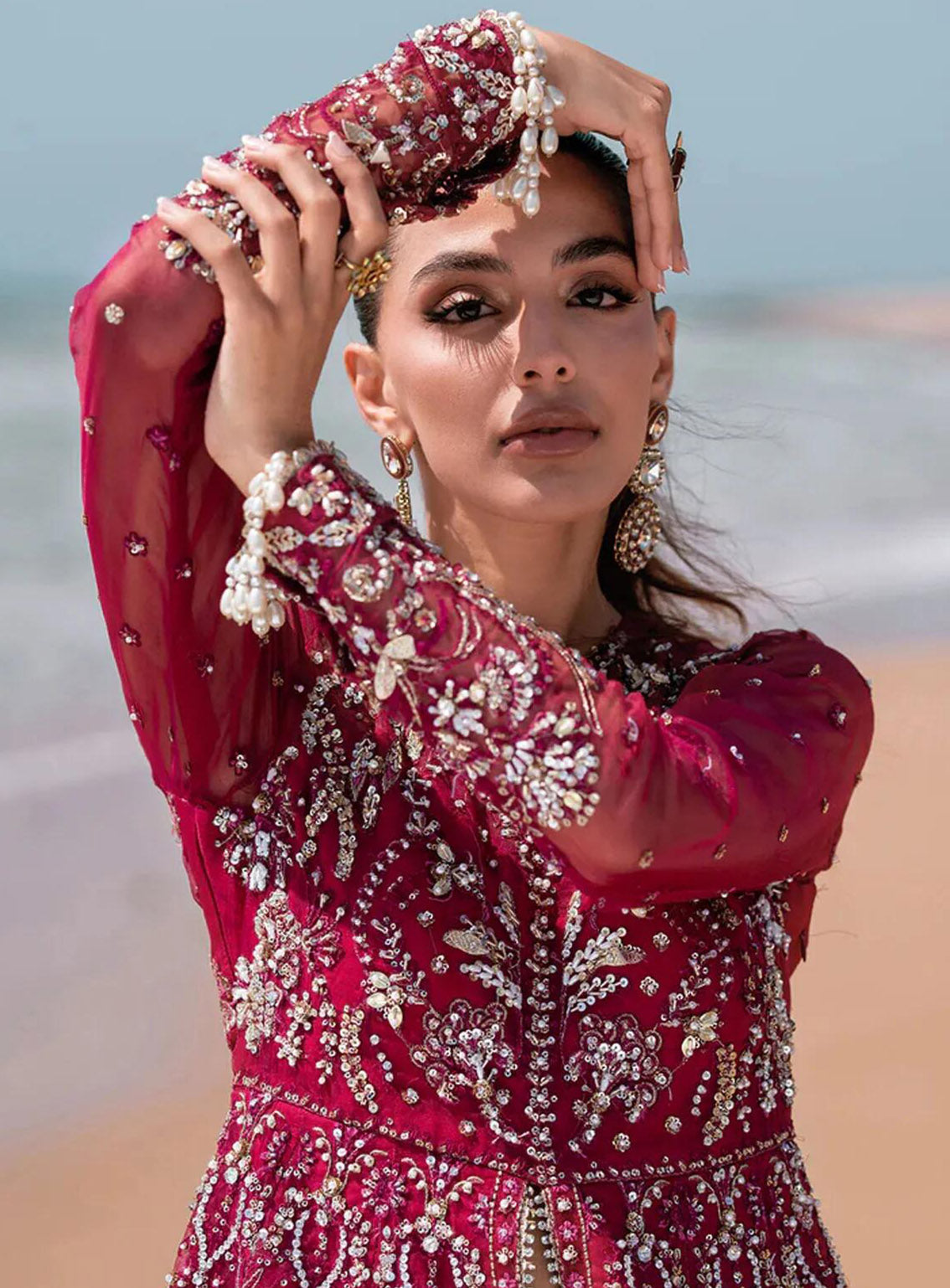 Kamari By Emaan Adeel Embroidered Organza 3 Piece Unstitched Suit EA24KR FLORA Kamari By Emaan Adeel Embroidered Organza 3 Piece Unstitched Suit EA24KR FLORA