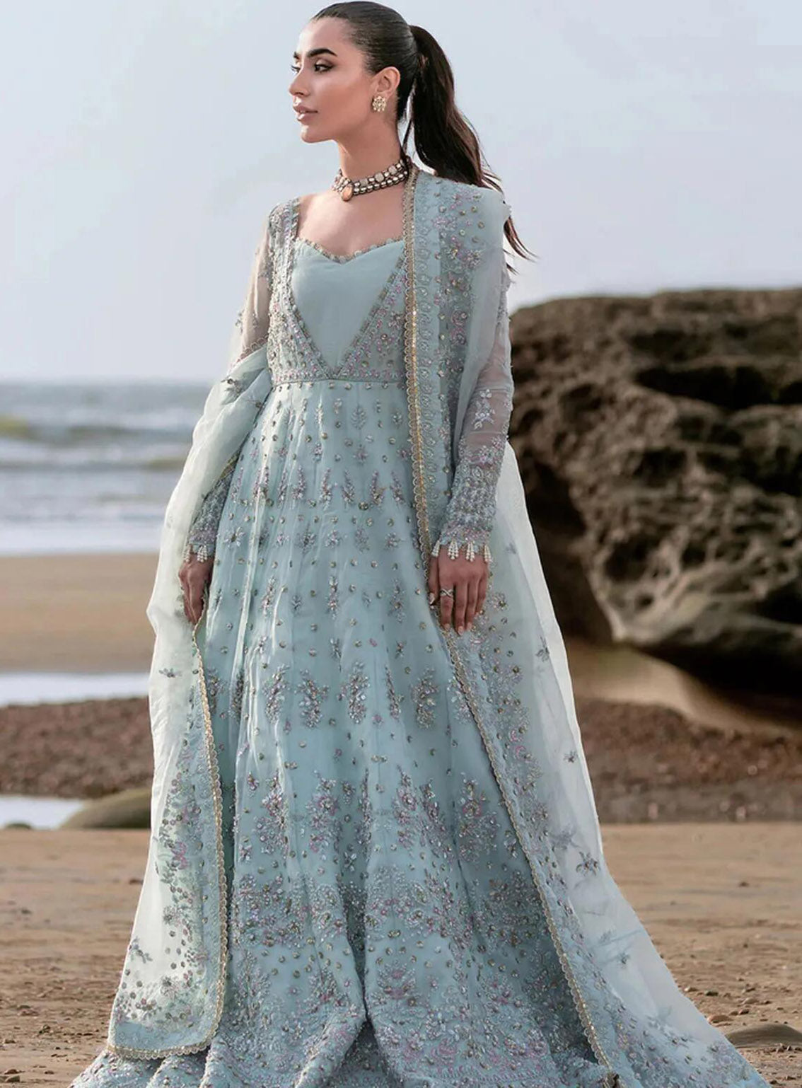 Kamari By Emaan Adeel Embroidered Organza 3 Piece Unstitched Suit EA24KR LUNYA Kamari By Emaan Adeel Embroidered Organza 3 Piece Unstitched Suit EA24KR LUNYA