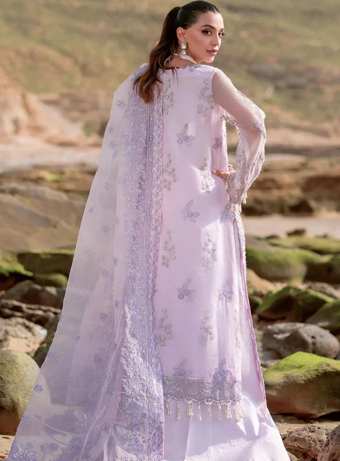 Kamari By Emaan Adeel Embroidered Organza 3 Piece Unstitched Suit EA24KR SELINA Kamari By Emaan Adeel Embroidered Organza 3 Piece Unstitched Suit EA24KR SELINA