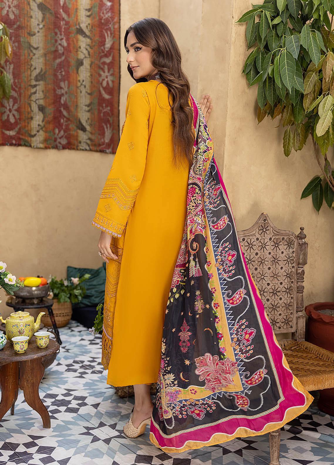 Kastoori By Awwal Embroidered Lawn Unstitched 3 Piece Suit - 02 Kastoori By Awwal Embroidered Lawn Unstitched 3 Piece Suit - 02